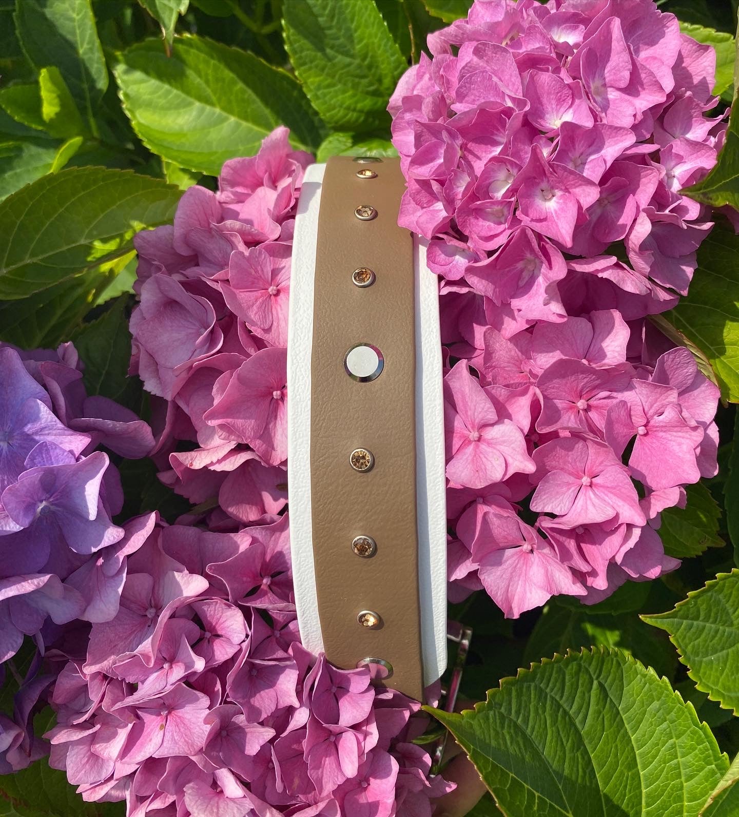 Layered gemstone collar